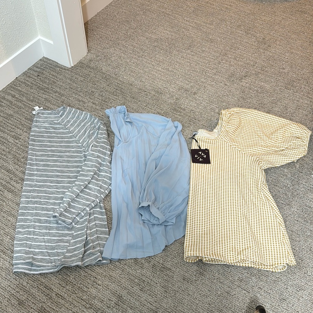 Ava & Viv 3 Dress Shirt Curvy Bundle